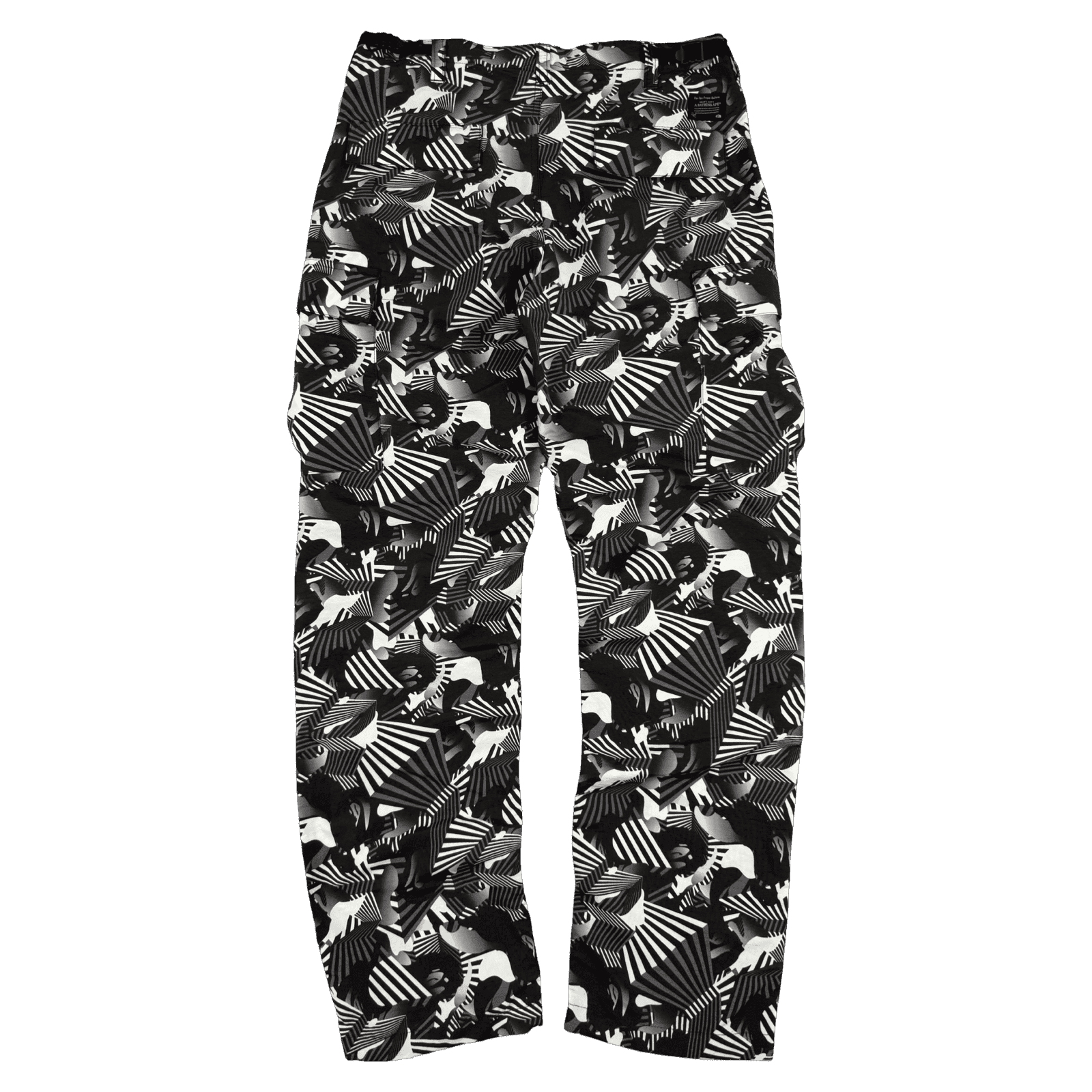 BAPE Dazzle Camo Pants Black/Grey (USED)