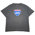 Vintage Interstate 420 Tee Black