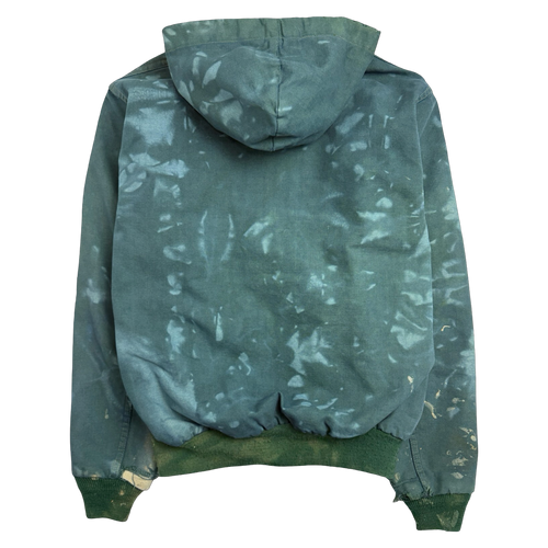 Vintage 1990s Carhartt Hooded Active Jacket Green | Vintage Clothing Store Canada