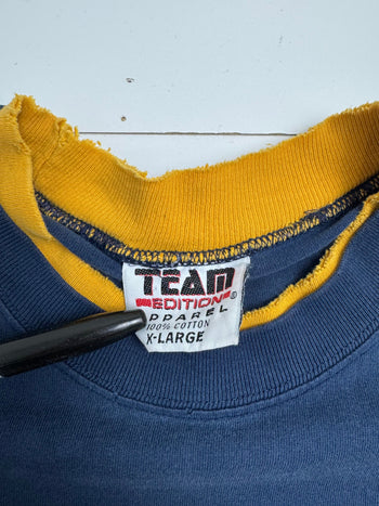 Vintage 90s University Of Michigan Tee Navy
