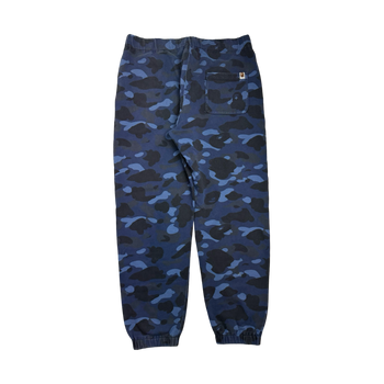 BAPE Color Camo Sweatpants Navy (USED)