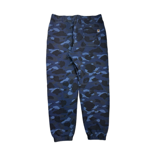 BAPE Color Camo Sweatpants Navy (USED) | Vintage Clothing Store Canada