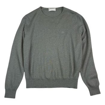 Women's Burberry Wool Knit Sweater Grey