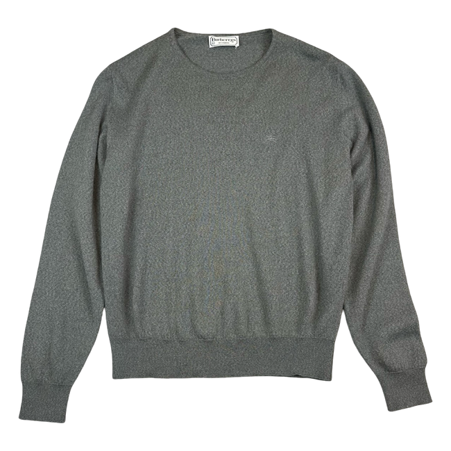 Women's Burberry Wool Knit Sweater Grey