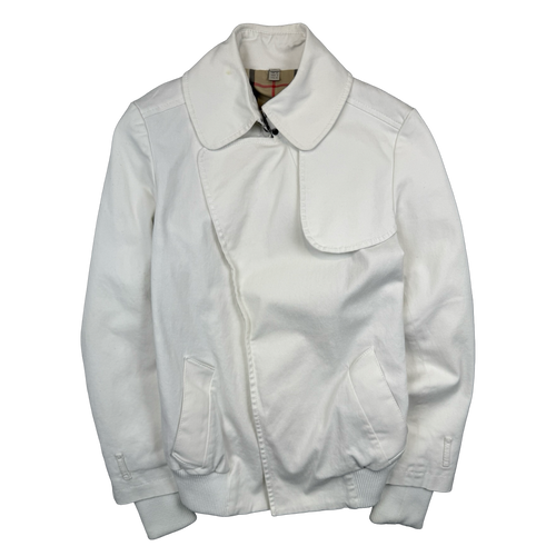 Women’s Burberry Light Jacket White (USED) | Vintage Clothing Store Canada