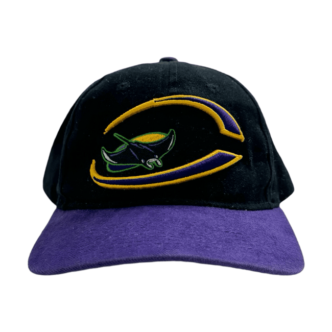 Vintage Tampa Bay Devil Rays Strapback Black