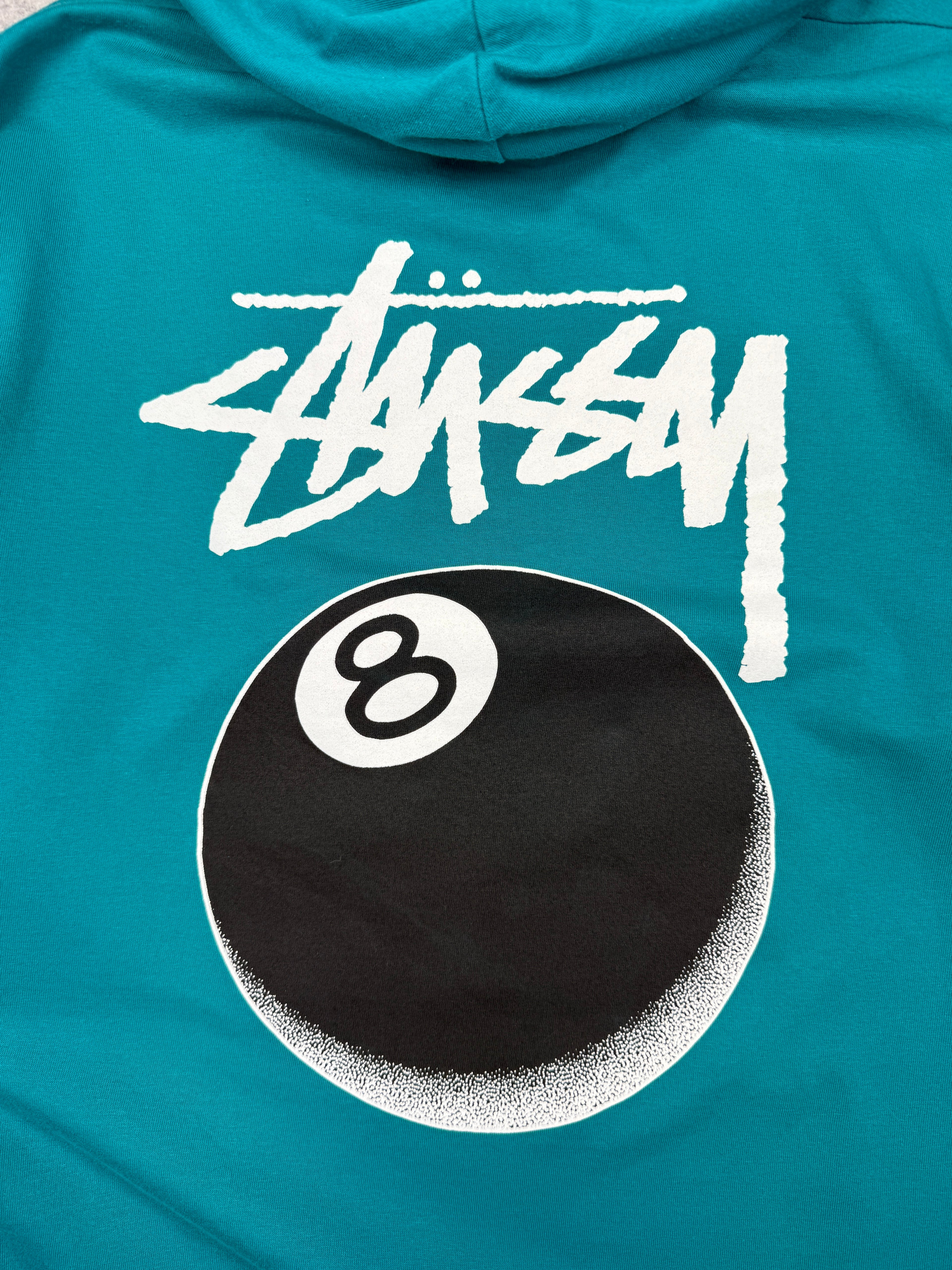Stussy 8 Ball Lightweight Sweater Teal (USED)
