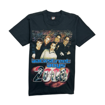 (S) Vintage Backstreet Boys Band Tee Black