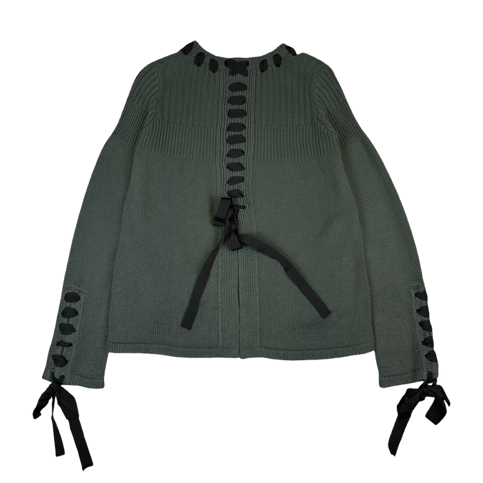 Women's Fendi Knitted Long Sleeve Green | Vitnage Clothing Store Canada