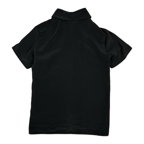 Women's Chanel Uniform Button Up Tee Black | Vintage Clothing Store Canada