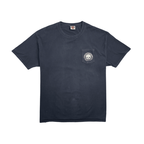 (XXL) '15 Harley Davidson Daytona Tee Navy | Vintage Clothing Store Canada