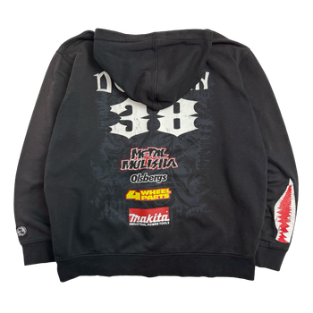 Vintage 2000s Metal Mulisha Full Zip Hoodie Black