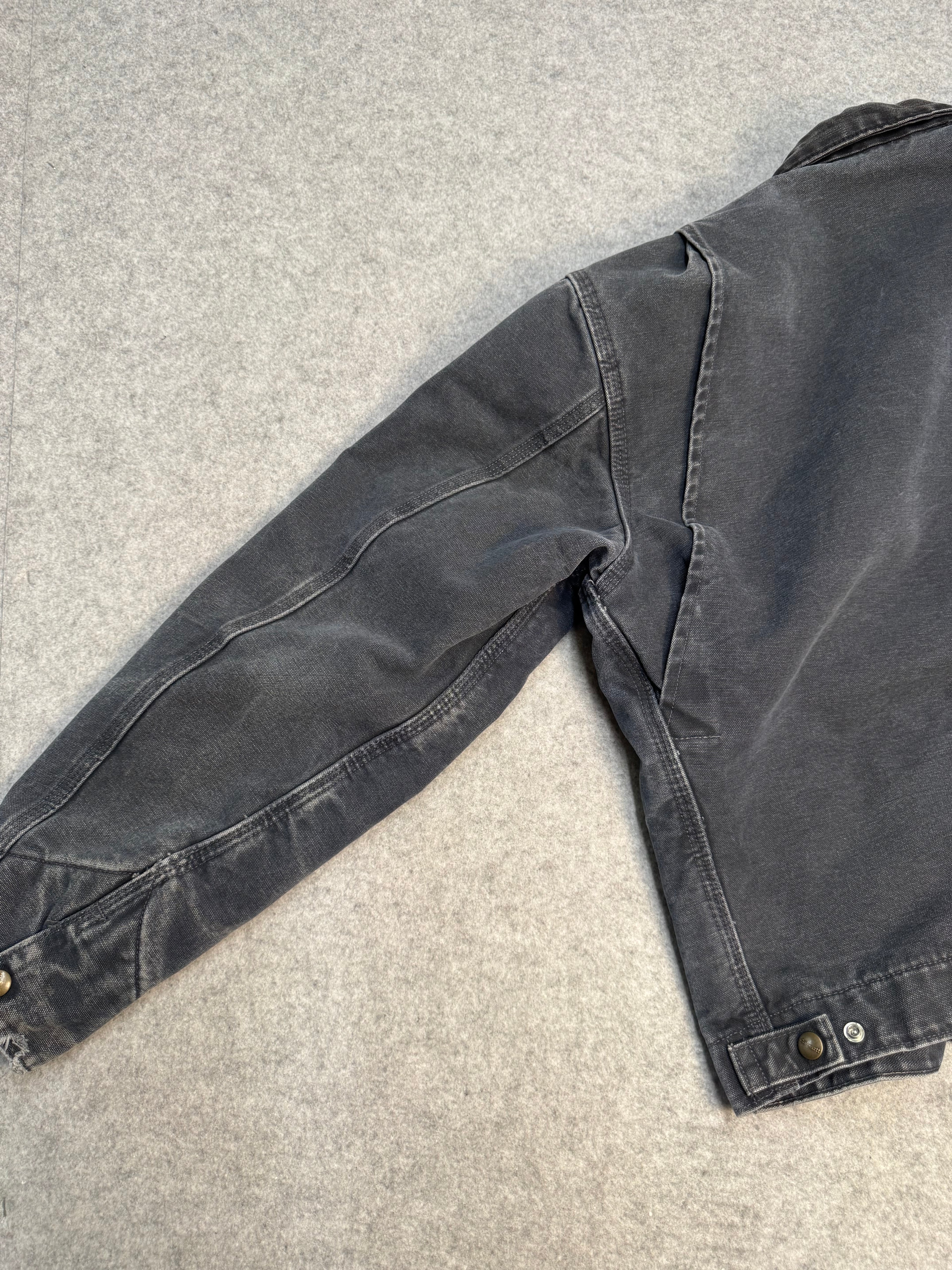 Vintage 2000’s Carhartt Detroit Work Jacket Faded Black