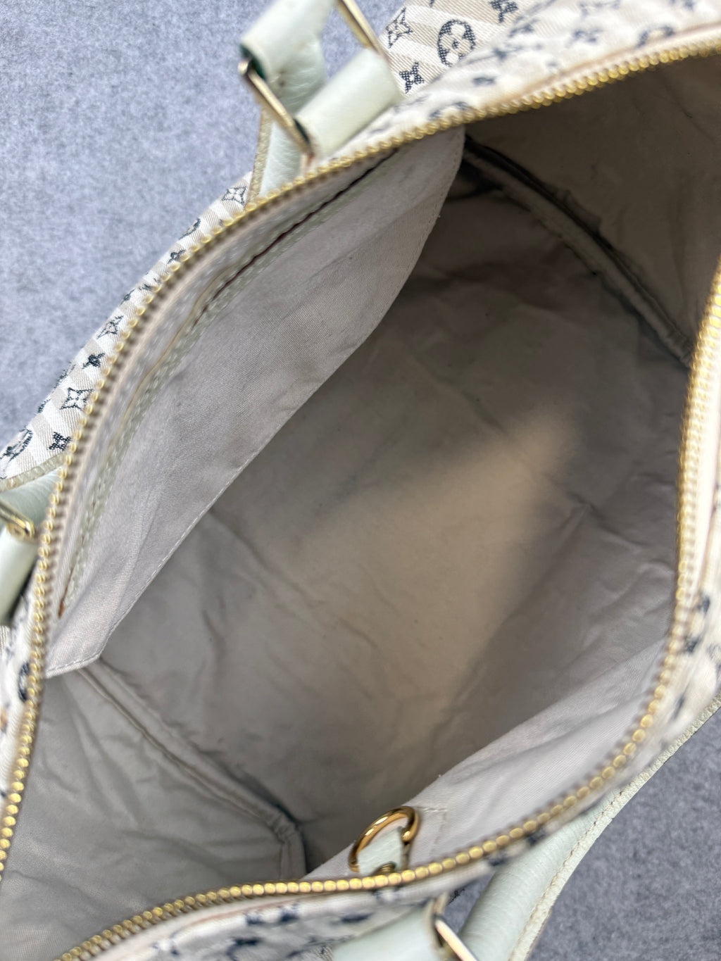 Louis Vuitton Mini Lin Speedy 30 Bag