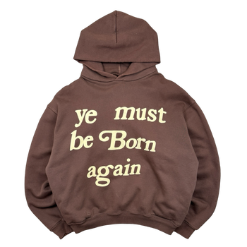 Cactus Plant Flea Market Ye Must Be Born Again Hoodie Brown (USED)