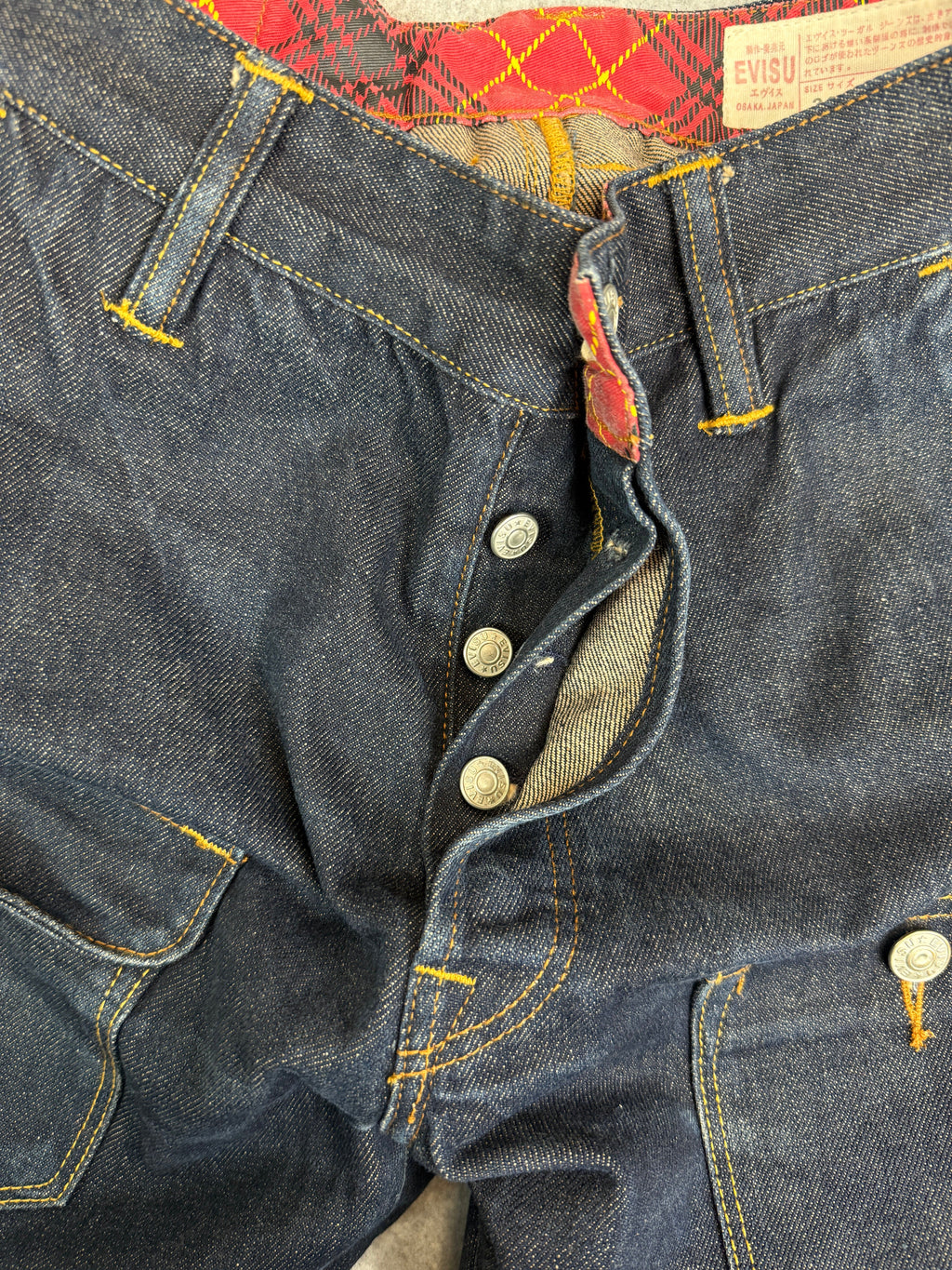 Evisu No. 3 Seagull Multi Pocket Denim Pants