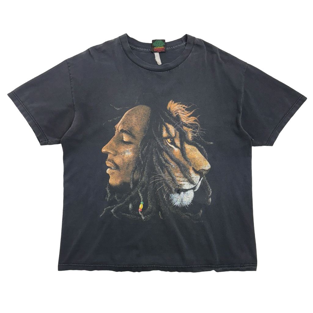 Vintage Bob Marley Faded Tee Black