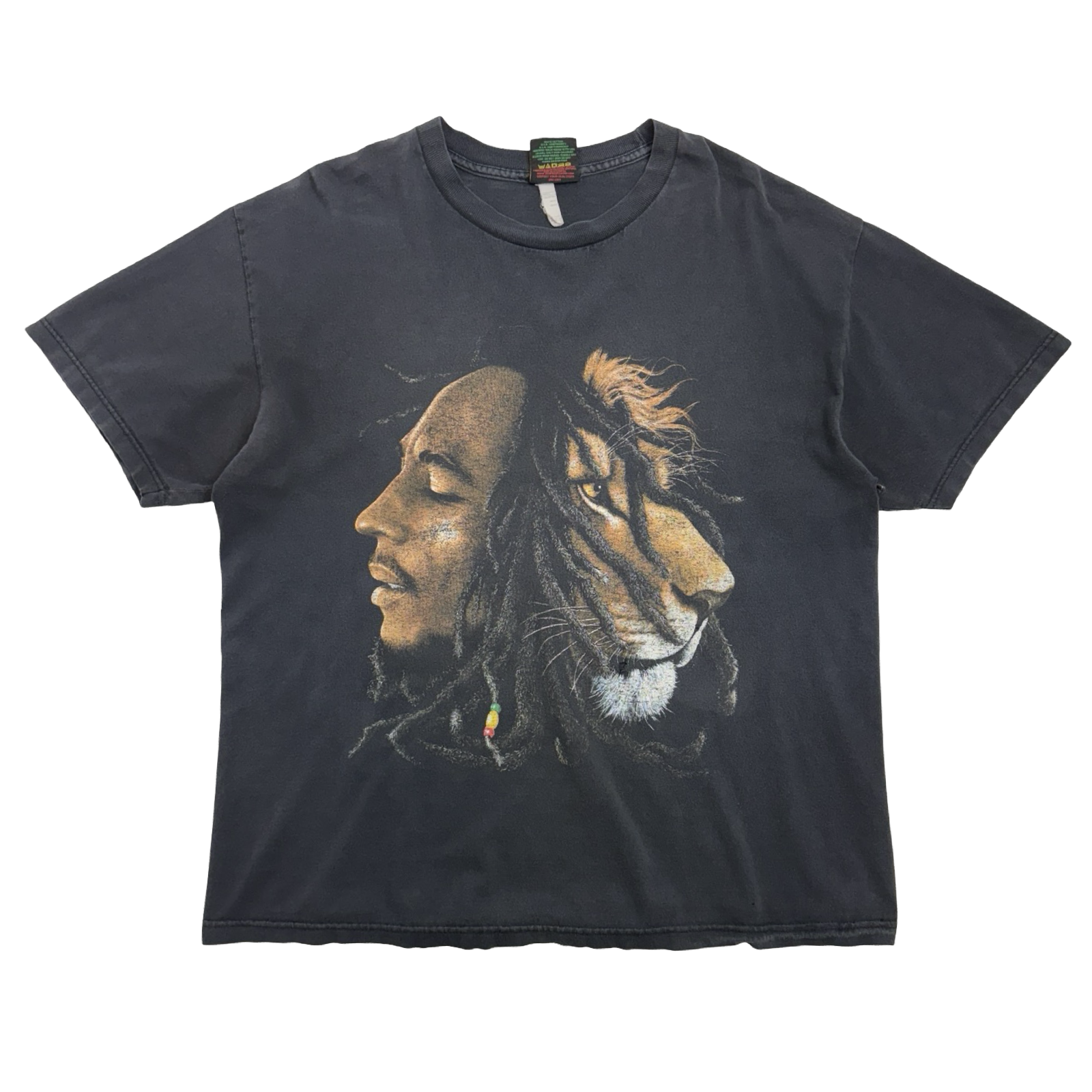 Vintage Bob Marley Faded Tee Black