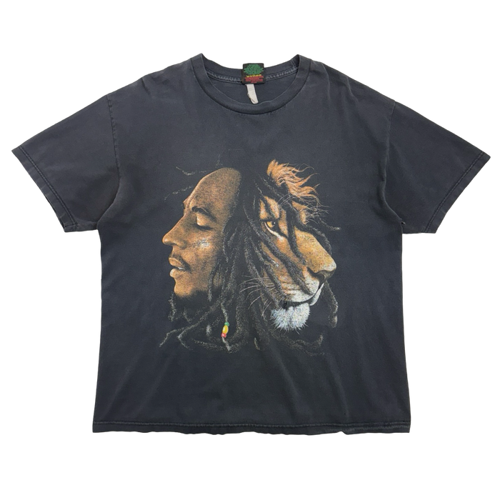 Vintage Bob Marley Faded Tee Black | Vitnage Clothing Store Canada