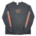 VIntage Orange County Choppers Script Flame Sleeve L/S Tee Black