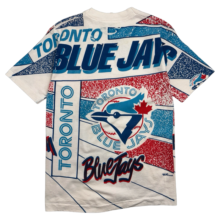 Vintage 90s Toronto Blue Jays AOP Tee | Vitnage Clothing Store Canada