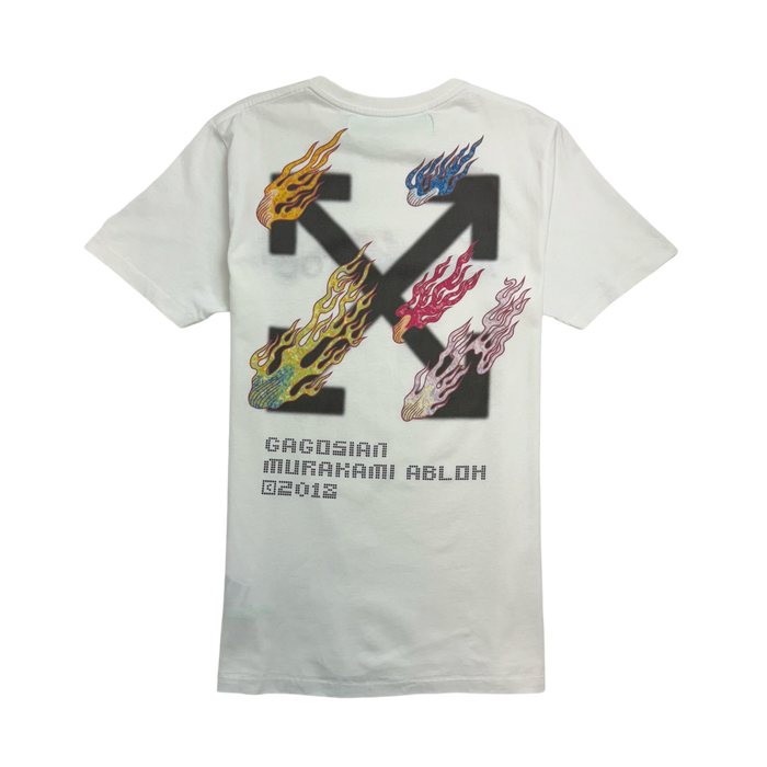 Off-white x Murakami America Too Tee White #385 (USED) | Vitnage Clothing Store Canada