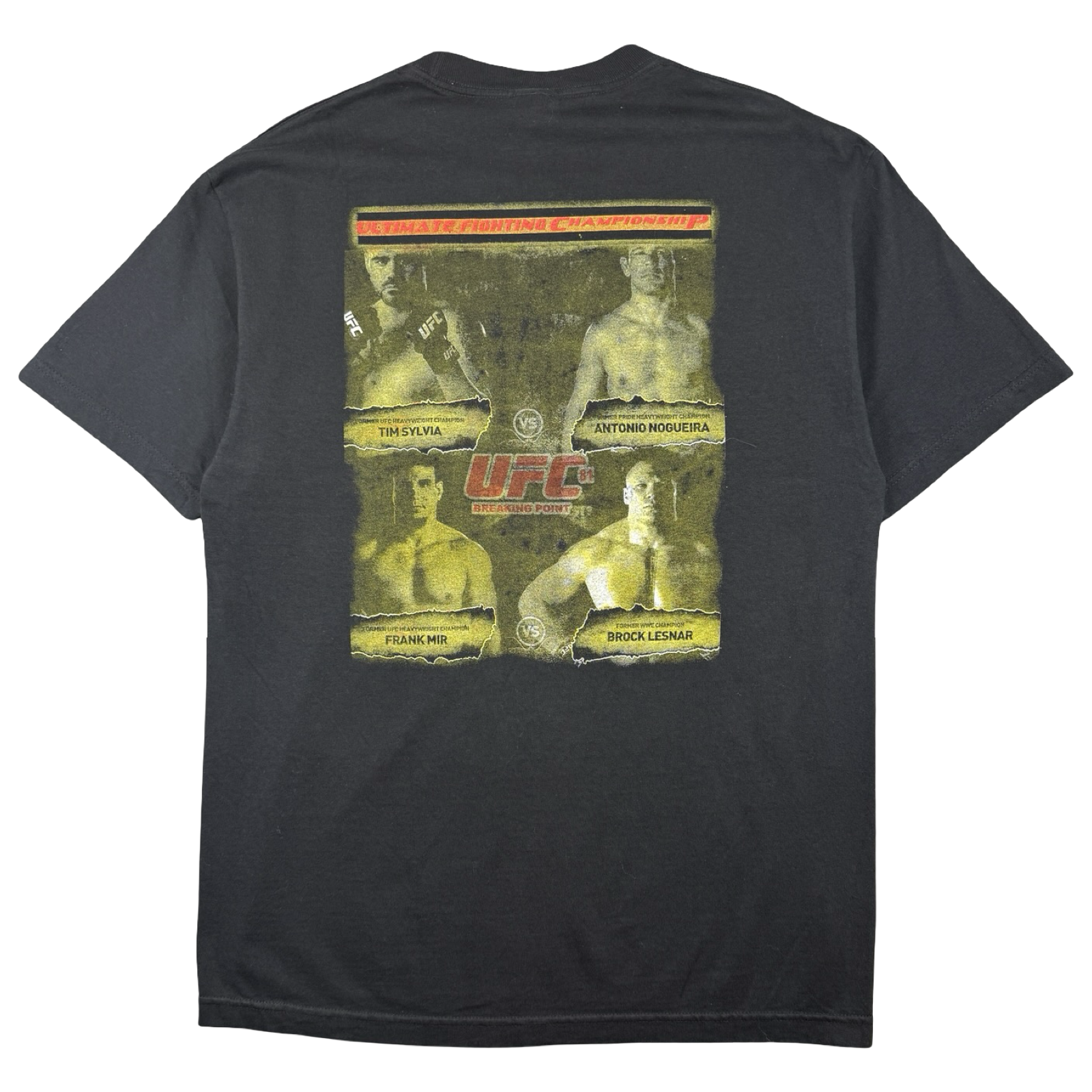 2008 UFC 81 Breaking Point Promo Tee Black