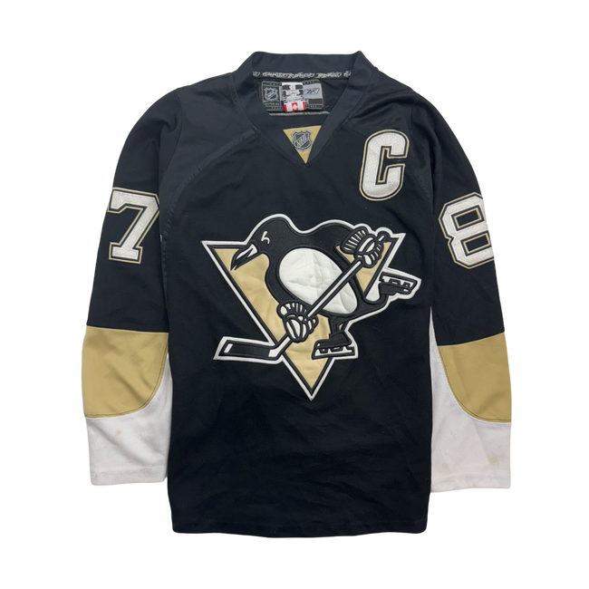 NHL Reebok Pittsburgh Penguins Sidney Crosby Hockey Jersey Black