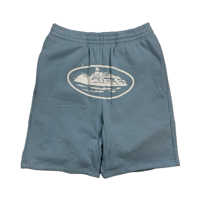 Corteiz Alcatraz Shorts Baby Blue | Vitnage Clothing Store Canada