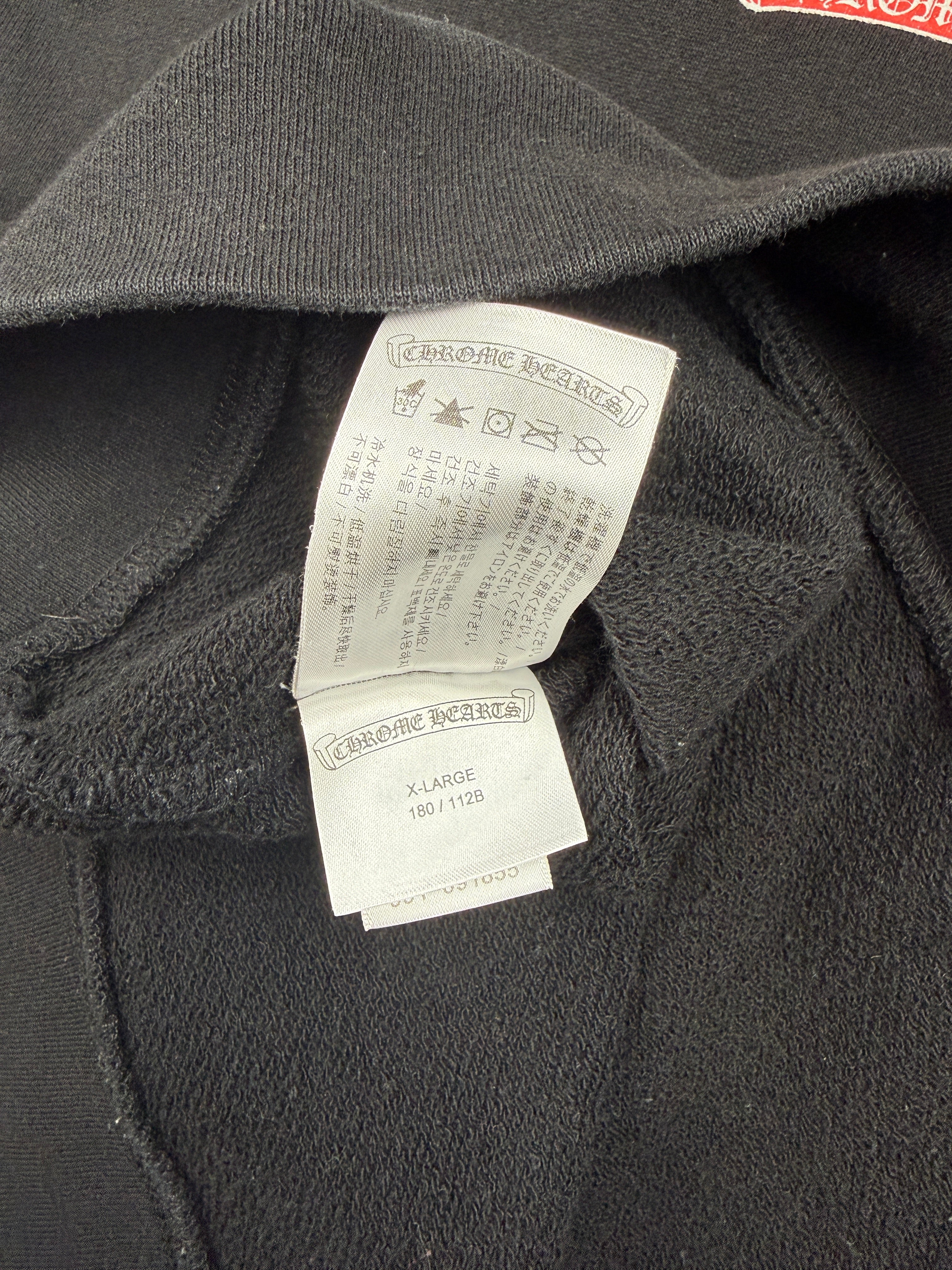 Chrome Hearts Matty Boy Stay Fast Hoodie Black