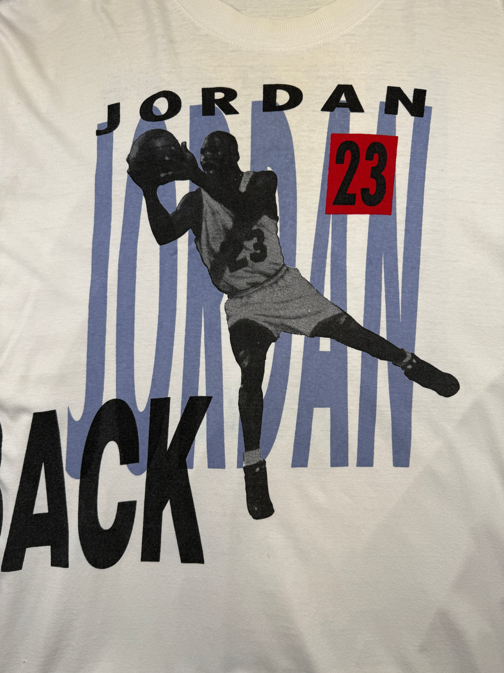 Vintage 90s Nike Jordan Pippen Back to Back Tee White