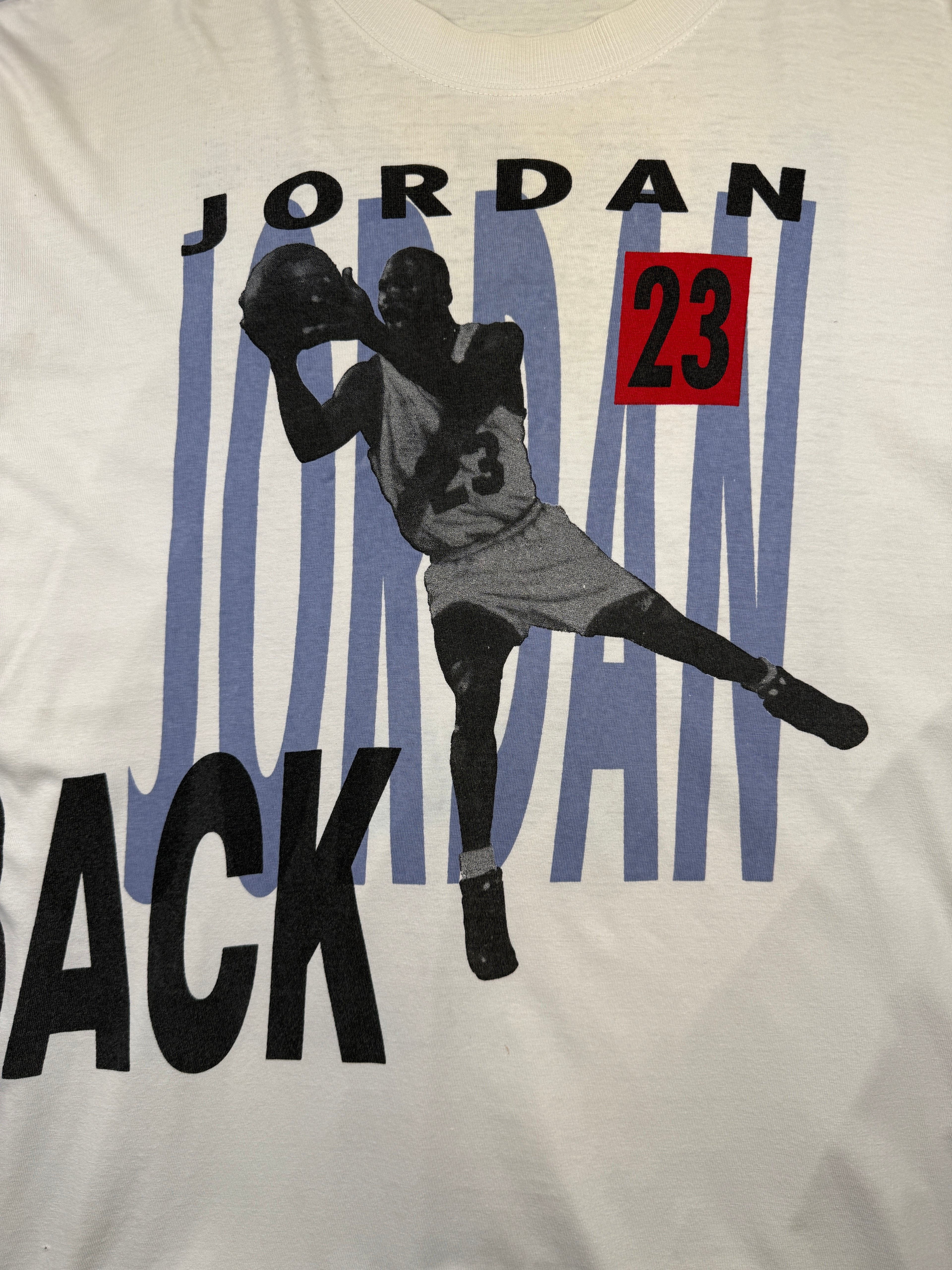 Vintage 90s Nike Jordan Pippen Back to Back Tee White