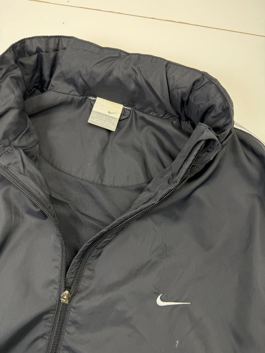 Vintage Nike Windbreaker Track Jacket Black | Vitnage Clothing Store Canada