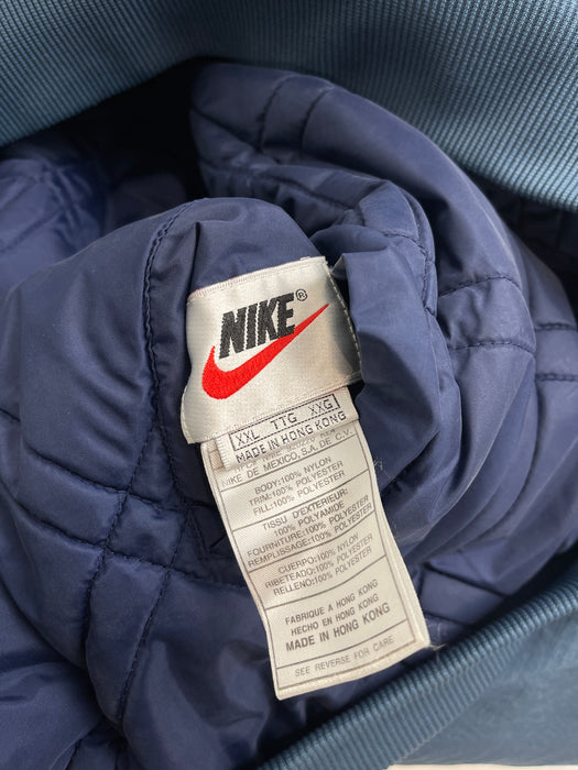 (XXL) Vintage 90s Nike Reversible Zip-Up Jacket Navy | Vitnage Clothing Store Canada