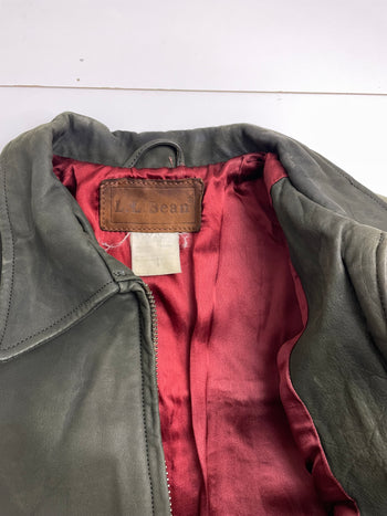 (S) Vintage L.L Bean Leather Jacket