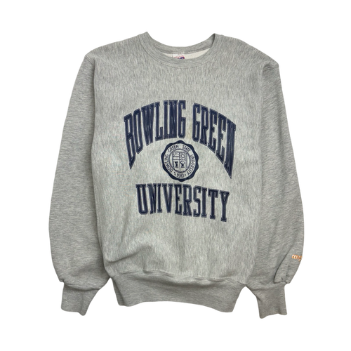 (L) Vintage 90s Bowling Green State University Sweatshirt Grey | Vintage Clothing Store Canada