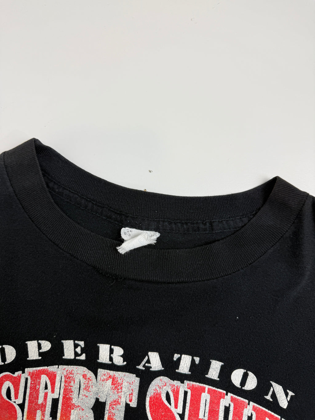 Vintage Operation Desert Shield Tee Black