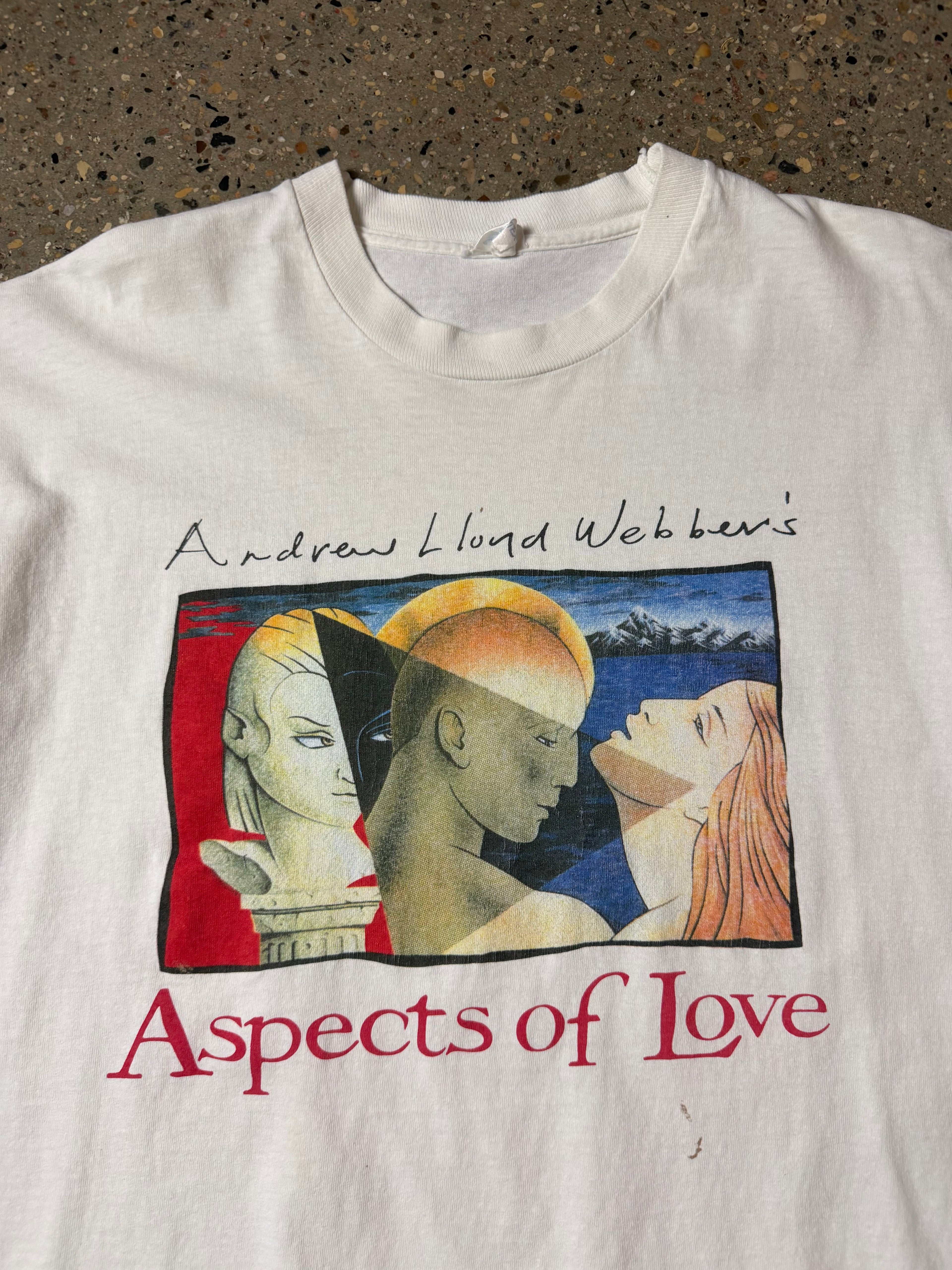 Vintage Musical Aspects of Love by Andrew Lloyd Webber Tee White
