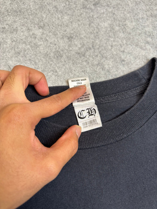 Vintage Chrome Hearts Cross Stamp Pocket Tee Black | Vitnage Clothing Store Canada