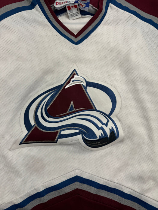 (M) NHL Colorado Avalanche Hockey Jersey White | Vitnage Clothing Store Canada