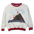 Vintage 1980s Adidas Mt. Hämnesnärd Patrol Sweatshirt White