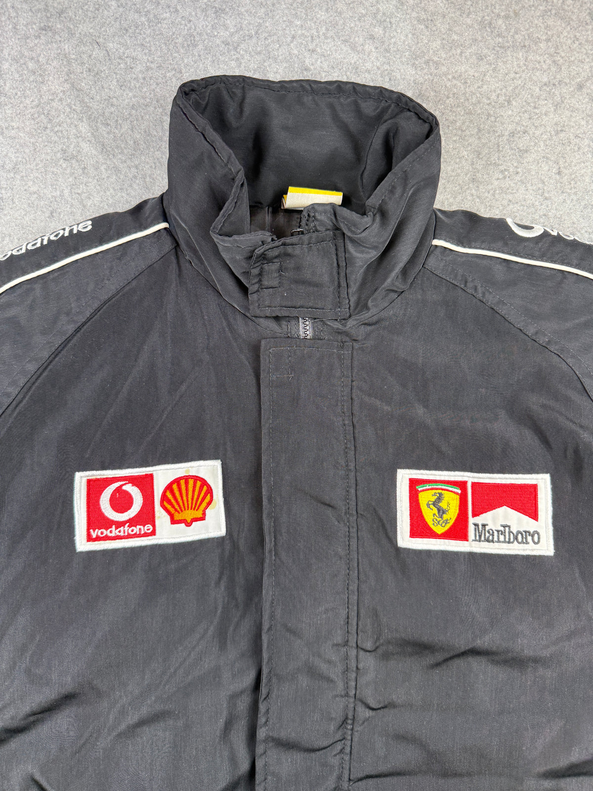 Vintage Ferrari Micheal Schumacher Marlboro Racing Jacket Black