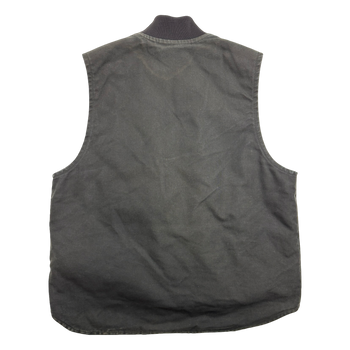 Vintage 2000s Carhartt Quilt Lined Work Vest Black