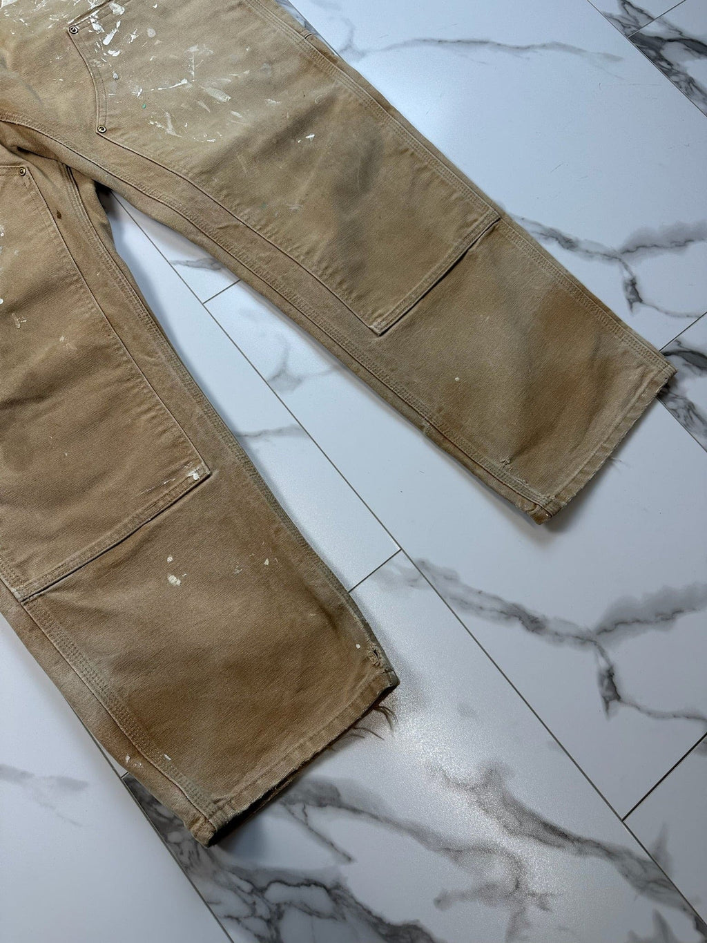 Carhartt Double-Knee Painters Work Pants Beige