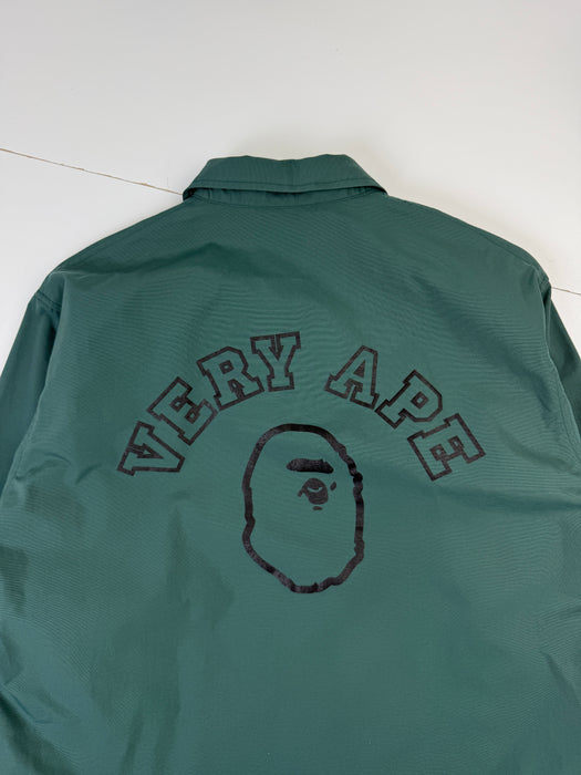 BAPE Very Ape Coach Jacket Dark Green (USED) | Vitnage Clothing Store Canada