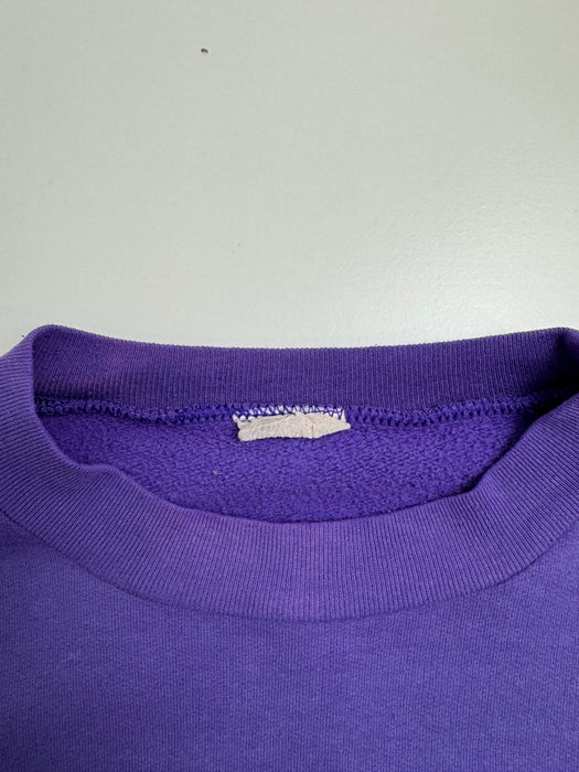 (M) Vintage Banff Canada Nature Sweatshirt Light Purple | Vitnage Clothing Store Canada