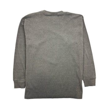 Vintage Y2k Mecca Co. Thermal L/S Tee Charcoal