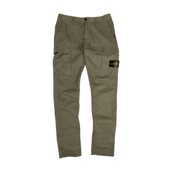 Stone Island Classic Cargo Pants Olive (USED)