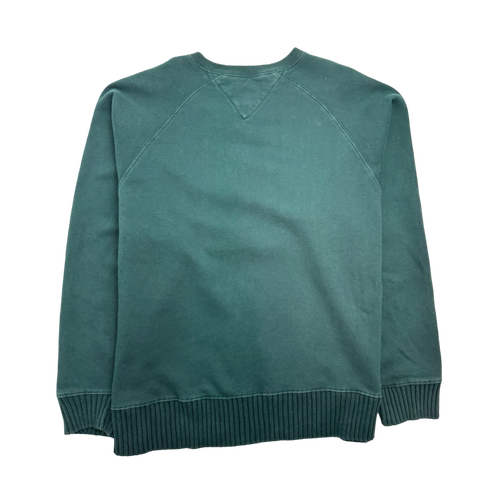 (XL) Vintage Tommy Hilfiger Sweatshirt Green | Vintage Clothing Store Canada