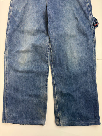 Blind Embroidered Carpenter Denim Pants